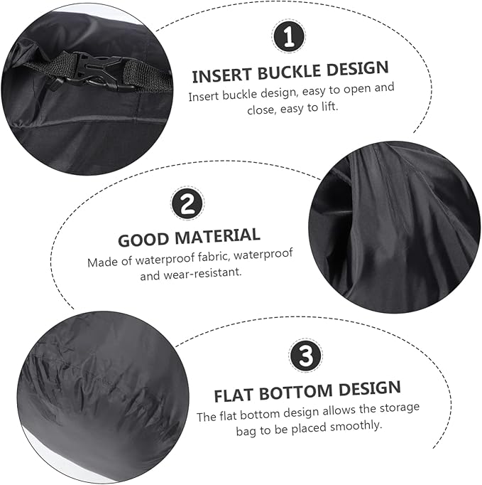 VANZACK 3pcs Multi-function Dry Bag Lightweight Swimming Backpack for Kayaking Camping and Outdoor Activities Durable Design to Keep Essentials Dry