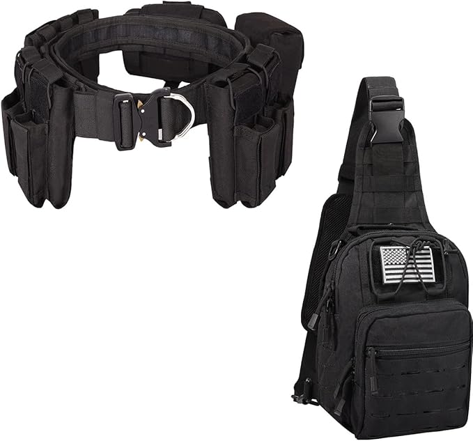 BOMTURN tactical belt and bag