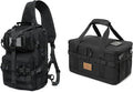 Tactical Sling Backpack and 18L Tactical Camping Storage Bag