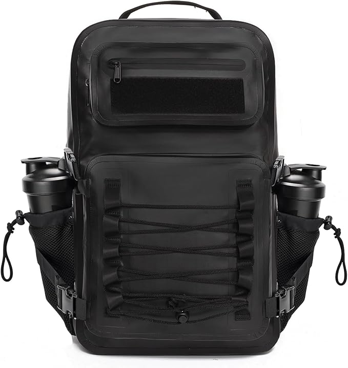 Miramrax Dry Bag Waterproof Backpack 30L Tactical Backpack for Kayaking Hiking Boating Paddle Boarding Fishing Travel Camping Beach Floating Dry Bag for Men Women (Black)