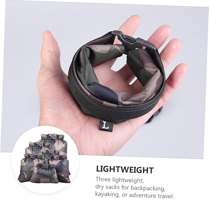 6pcs Dry Bag Backpack Storage Sack Camping Dry Sack for Sleeping Bag Clothing