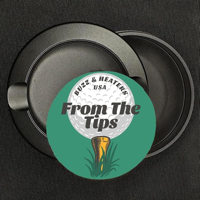 Buzz &amp Heaters Metal Container for Zyn | Metal Holder for Zyn |Metal Can for Zyn | Metal Container for Zyn Holder | Metal Pouch Cans for Zyn | Golf Containers for Zyn | From The Tips