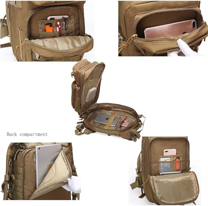 45L Tactical Backpack 3 Day Bug Out Molle Survival Rucksack