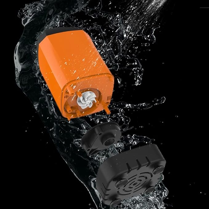Outdoor Portable Electric Shower Pump Waterproof with Digital Display for Camping Travel Beach