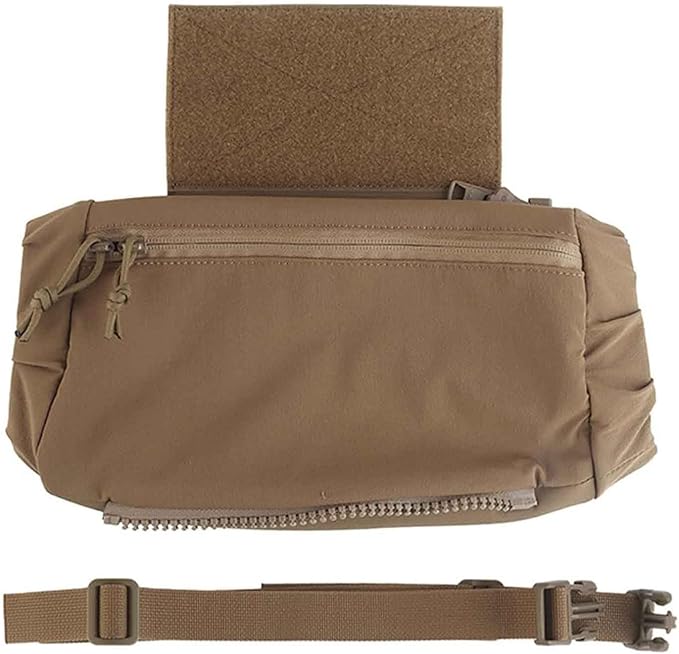 Multifunctional Tactical Hunting Hand Muff Warmer Drop Pouch Fanny Pack Plate Carrier Handwarmer Pouch for Winter Outdoor Camping Football Fishing