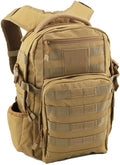 Outdoor Sports Pack Hiking Bag Rucksack Knapsack Combat Camouflage Tactical Backpack- Tan