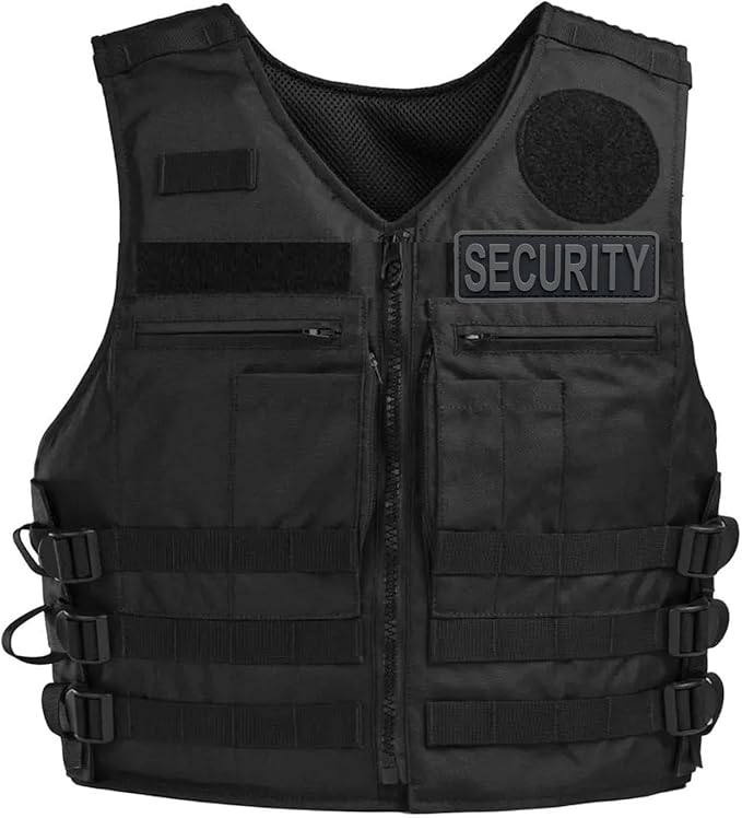 3Pcs PVC Security Patch with Hook Fastener Back for Hats Caps Vests Jackets Bags Backpacks (3 Pack 1Pcs 4 x 1.4 1Pcs 6 x 2 and 1Pcs 8.5 x 3)