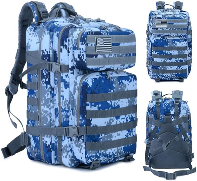 45L Military Backpack Tactica Rucksack Outdoor Assault Pack Hiking Travel Rucksacks