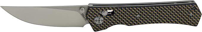 S-TEC Axel Lock EDC Folding Pocket Knife with Carbon Fiber Handle &amp D2 Steel Blade - Series 2 (TS024)