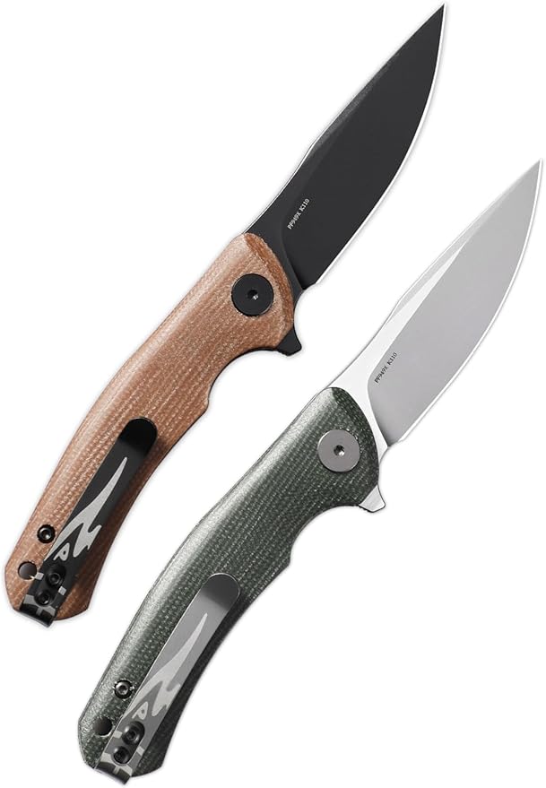 Petrified fish PF949X Warrior2.87 K110 Sand blasting Blade71g Ceramic ball bearing Pocket knife (Carbon Fiber Black Stonewashed)