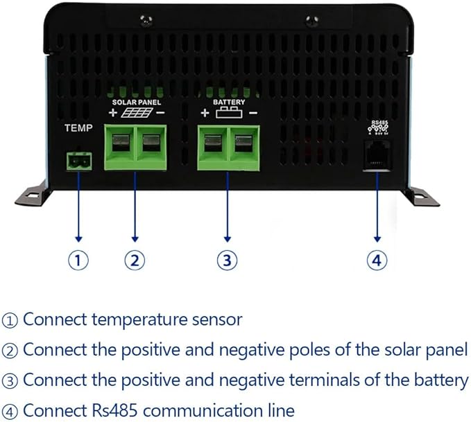 Y&ampH 120A MPPT Solar Charge Controller12V 24V 36V 48V 60V 72V 84V 96V Solar Battery Regulator PV Max 230V for Sealed Lead Acid Gel and Lithium Battery