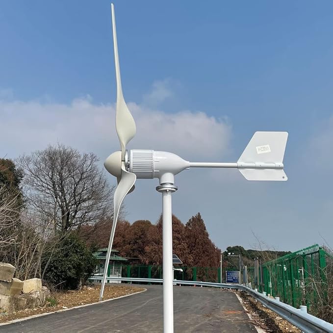 3000W 48V Wind Turbine Generator with Hybrid MPPT Controller 3KW Permanent Magnet Generator for Homeuse 3 Blades Free Energy Windmill (with MPPT Controller)