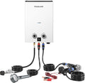 GASLAND Goshower 2.64GPM Outdoor Propane Tankless Water Heater 10L Compact Portable Hot Water heater with Pump &amp Pipe Strainer for Off Grid Portable Camping Water Heater 68000 BTU G10 Pro