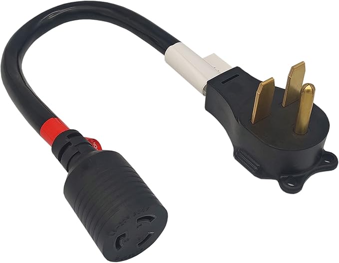 FC-63L62 Welder Adapter Cord NEMA 6-30P to NEMA L6-20R Male 6-30P Welder Plug to Female L6-20R Lock 3 Prong Receptacle Adapter Output Maximum 20Amp 250Volt