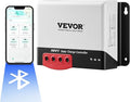 VEVOR 50A MPPT Solar Charge Controller 12V / 24V Auto DC Input Solar Panel Regulator Charger with Bluetooth Module 98% Charging Efficiency for Sealed(AGM) Gel Flooded and Lithium Battery Charging