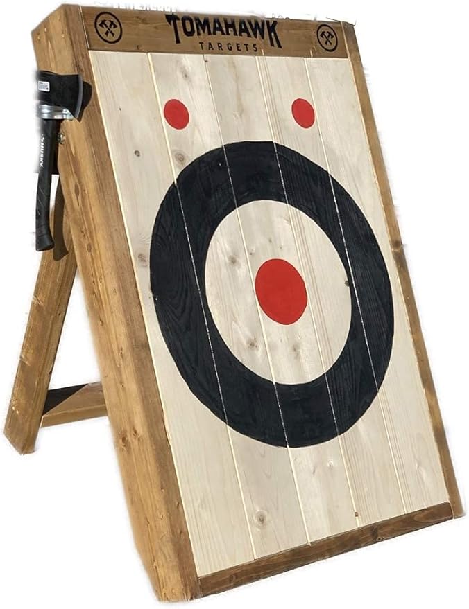2-Ring Foldable Axe and Knife Throwing Target