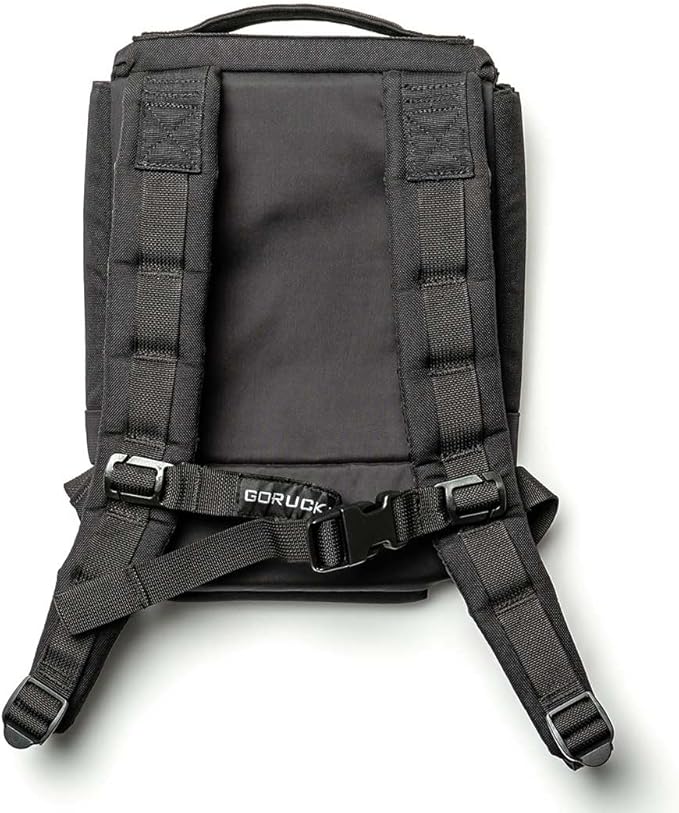 GORUCK Ruck Plate Carrier 3.0 - Streamlined Weighted Rucking Backpack w/Ergonomic Back Support &amp Extra Padded Straps - Compatible Ruck Plates Black
