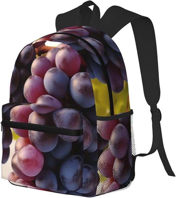 Travel Backpack For Men Women Desert Grapes Printing Waterproof Lightweight Casual Backpack Bag 20l Large Computer Daypack