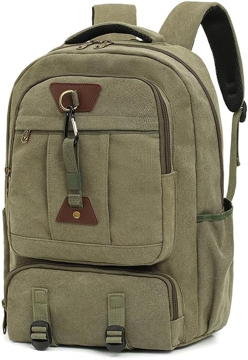 Tactical Backpack Military Molle Hiking 20-35L men's outdoor travel bag duffle bag green