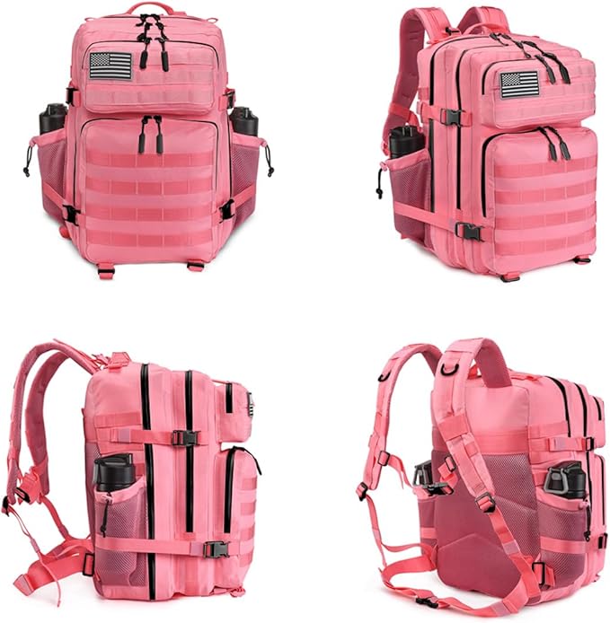 45L Tactical Backpack for Men Women Military Assault Pack with MOLLE Large 3 Day Bug Out Bag for Hiking Camping