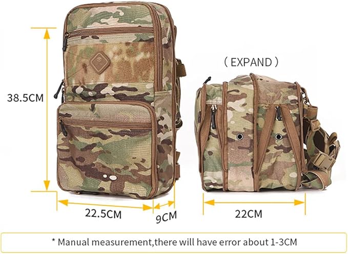 Emersongear Tactical Backpack for Vest for Men Military Army Assault Pack D3 Multi-Purpose Bag 24L