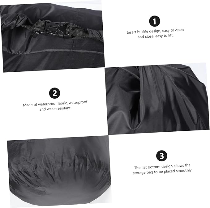 VANZACK 4pcs Dry Bag Large Capacity Portable Floating Backpack for Kayaking Rafting and Swimming Durable and Convenient Drifting Pouch