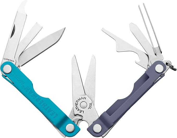 LEATHERMAN Micra Keychain Multi-tool with Grooming Tools Mini Pocketknife for Everyday Carry (EDC) Hobbies &amp Outdoors Built in the USA Lavender Mist