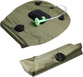 SUPVOX Portable Solar Shower Bag Nozzle for Outdoor Camping and Hiking Easy Use Outdoor Water Storage Olive Green
