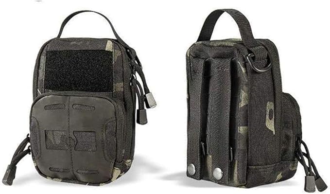 Sunnystacticalgear Outdoor Sports Hiking Sling Pack Camouflage Tactical Molle Shoulder Bag - Green