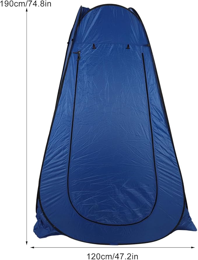 RiToEasysports Shower TentOutdoor Camping Toilet Tent Dressing Changing Room with 2 Windows for Hiking Beach Picnic Fishing