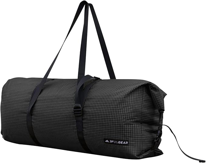 Foldable Duffle Bag for Travel &amp Camping 20D Oxford 50L Lightweight Overnight Bags Waterproof Duffle Bag for Kayaking Rafting Boating Canoeing Camping Gym Beach Backpacking