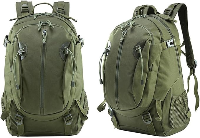Tactical Backpack for Men Hiking Day Pack Military Rucksack Waterproof 30L EDC Bag Army Assault Pack (Military Green)