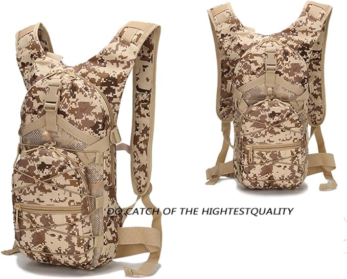 Tactical Backpack Small Military Daypack Assault Pack Rucksack Bag for Travel Hiking Running Outdoor Sports (Desert Digital)