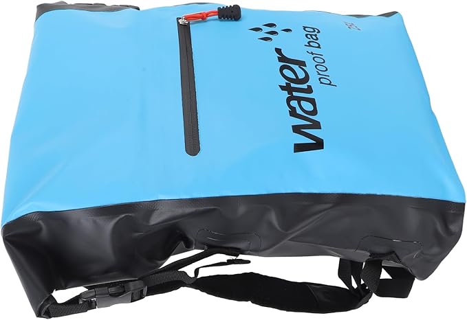 Alomejor 25L Dry Bag Kayaking Camping Drifting with Shoulder Strap Wet Dry Separation Design High Grade PVC Material for Outdoors (Blue)