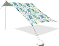 xigua Cartoon Dragons Beach Tent Sun Shelter with Carrying Bag - Silver Coated Oxford Fabric Beach Canopy for Beach Camping Fishing - Includes Windproof Ropes Sandbags &amp Stakes