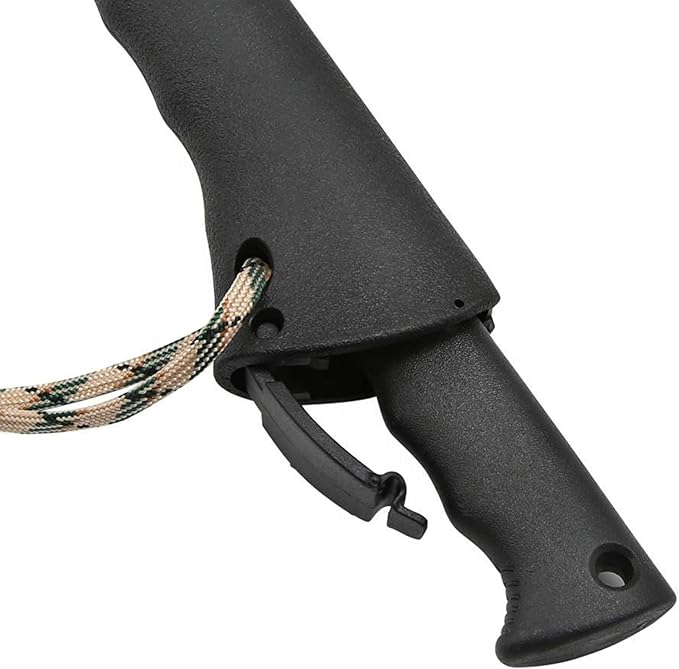 Camping Axe Survival Hatchet 4 in 1 Full Tang Tactical Axe with Durable Steel Head &amp Non-Slip Grip Handle for Camping Survival Landscaping