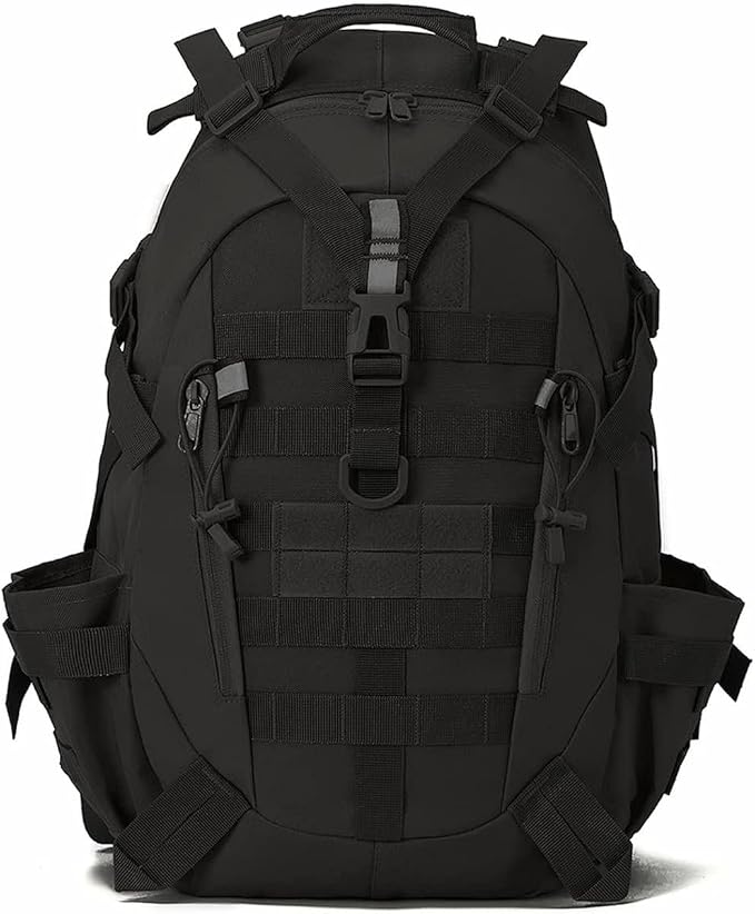 QT&ampQY 35L Military Tactical Backpack Large Army Rucksack Molle Bug Out Bag Assault Pack Outdoor Camping Hunting Laptop Daypack