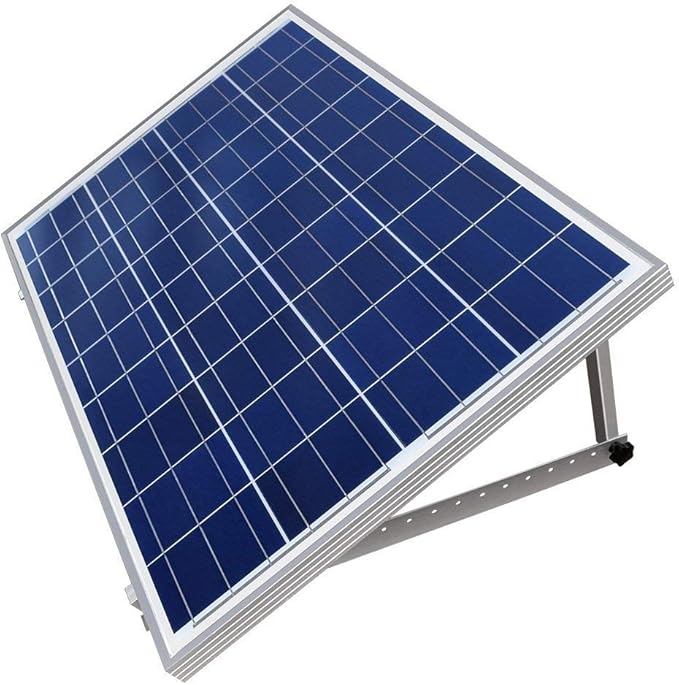 Renogy 28in Adjustable Solar Panel Mount Brackets with Foldable Tilt Legs on Any Flat Surface for RV Roof Boat Any Off-Grid Systems