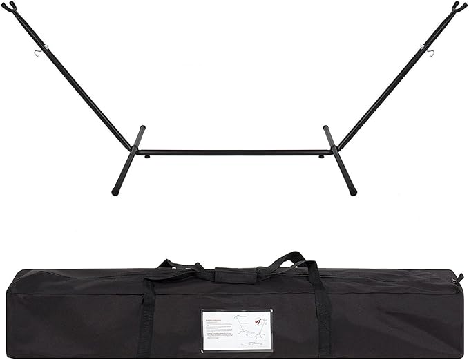 MEDA 50038 Hammock Stand Red Stripes