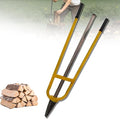 Portable Manual Log Splitter Firewood Kindling Tool for Outdoor Wood Splitting Triangular Large Arc Design Inertia Wedge Axe for Camping Farm &amp Home Use Wilderness Survival