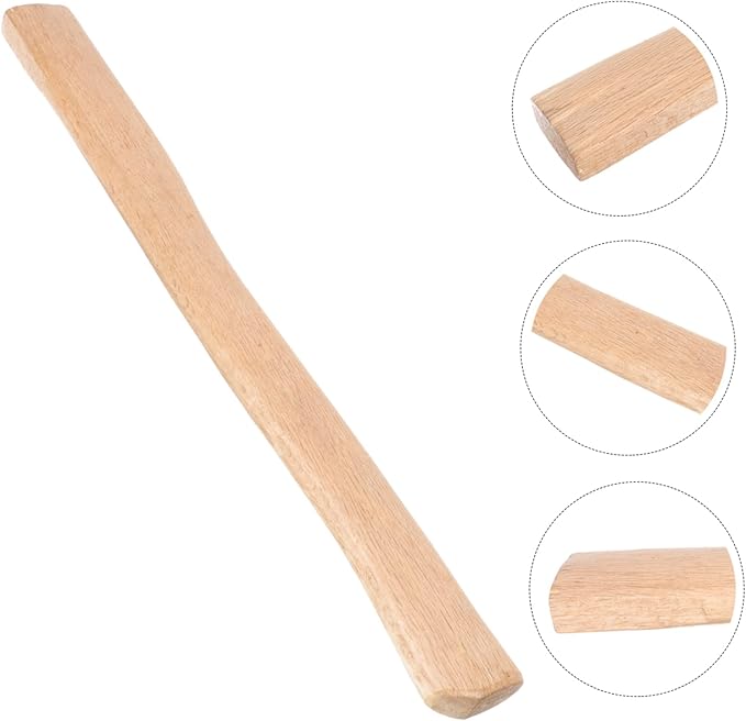 Wooden Axe Handle Replacement for Outdoor Camping 36-Inch Sturdy Wooden Grip Anti-Slip Design for Hatchets and Axes