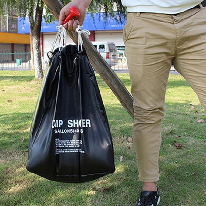 VICASKY Solar Hiking Bag Camping Shower Bag Complete Nozzle Box and Portable Design for Outdoor Bathing