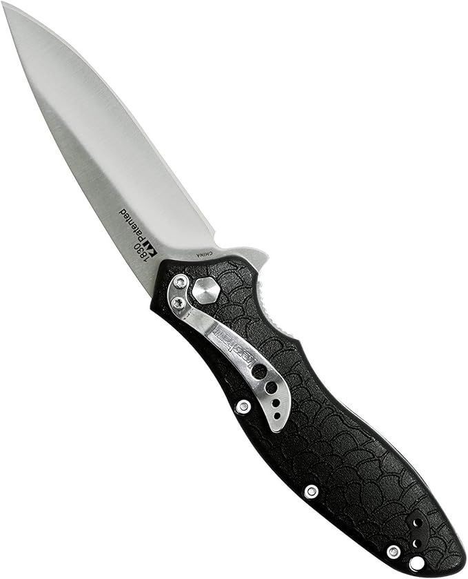 Kershaw Oso Sweet EDC Pocketknife 3 8Cr13MoV Steel Drop Point Blade Assisted Folder Opening with Flipper Liner Lock System Black