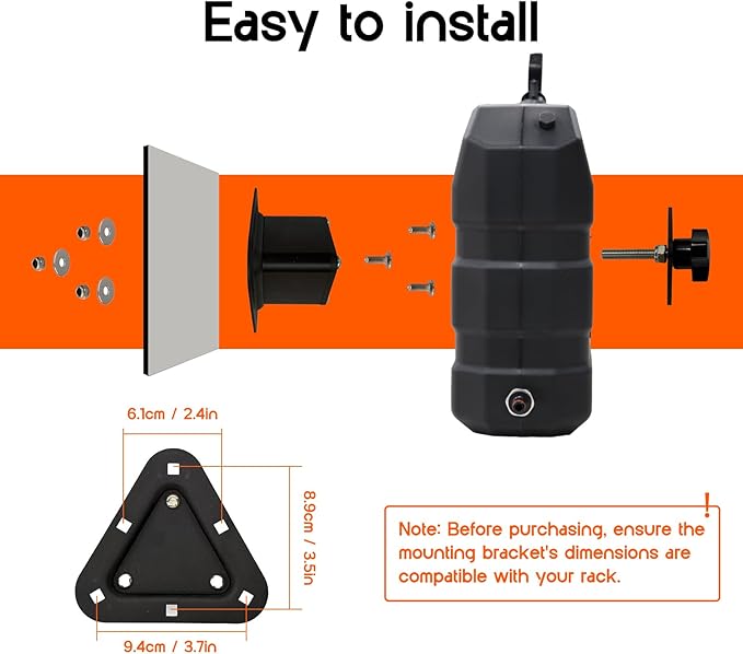5.5 Gallon Portable Water Tank with Pump and 8 Modes Sprayer Emergency Water Container for Camping Shower Off Road Shower Outdoor Hiking Picnic (Pressurized Water Tank Bracket Set)