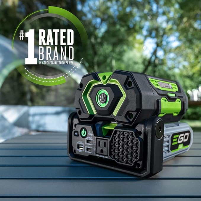 EGO Power+ Portable Inverter 400W Power Inverter Generator Quiet. Includes 56V 4.0Ah Battery and Charger - PAD5003