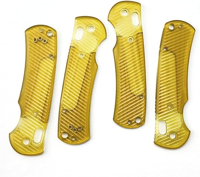 1 Pair Ultem Scales Handle Fits for Benchmade Griptilian 550 551 PEI Handle Patch with 3 Sets Screws