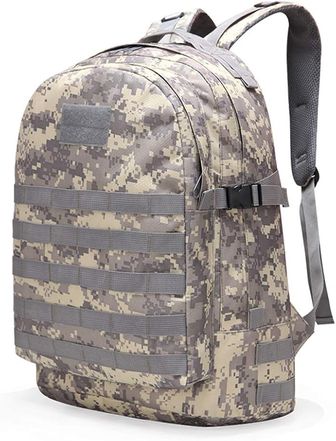 Outdoor Sports Pack Hiking Bag Tactical Rucksack Camo Knapsack Combat Camouflage Tactical Molle Backpack - ACU