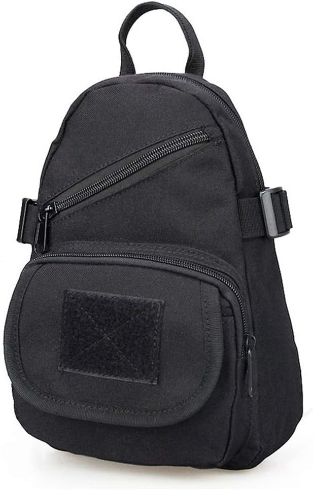 Sunnystacticalgear Outdoor Sports Hiking Sling Bag Shoulder Pack Camouflage Tactical Chest Pack - Black