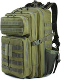 Outdoor Sports Pack Hiking Bag Tactical Rucksack Camo Knapsack Combat Camouflage Tactical 45L Molle Backpack - Green
