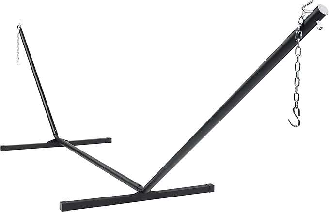 Metal Tri Beam Hammock Stand - 13ft (Black)